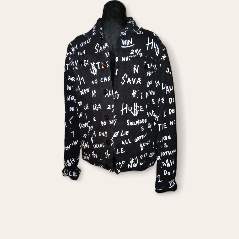 Black Jean Jacket